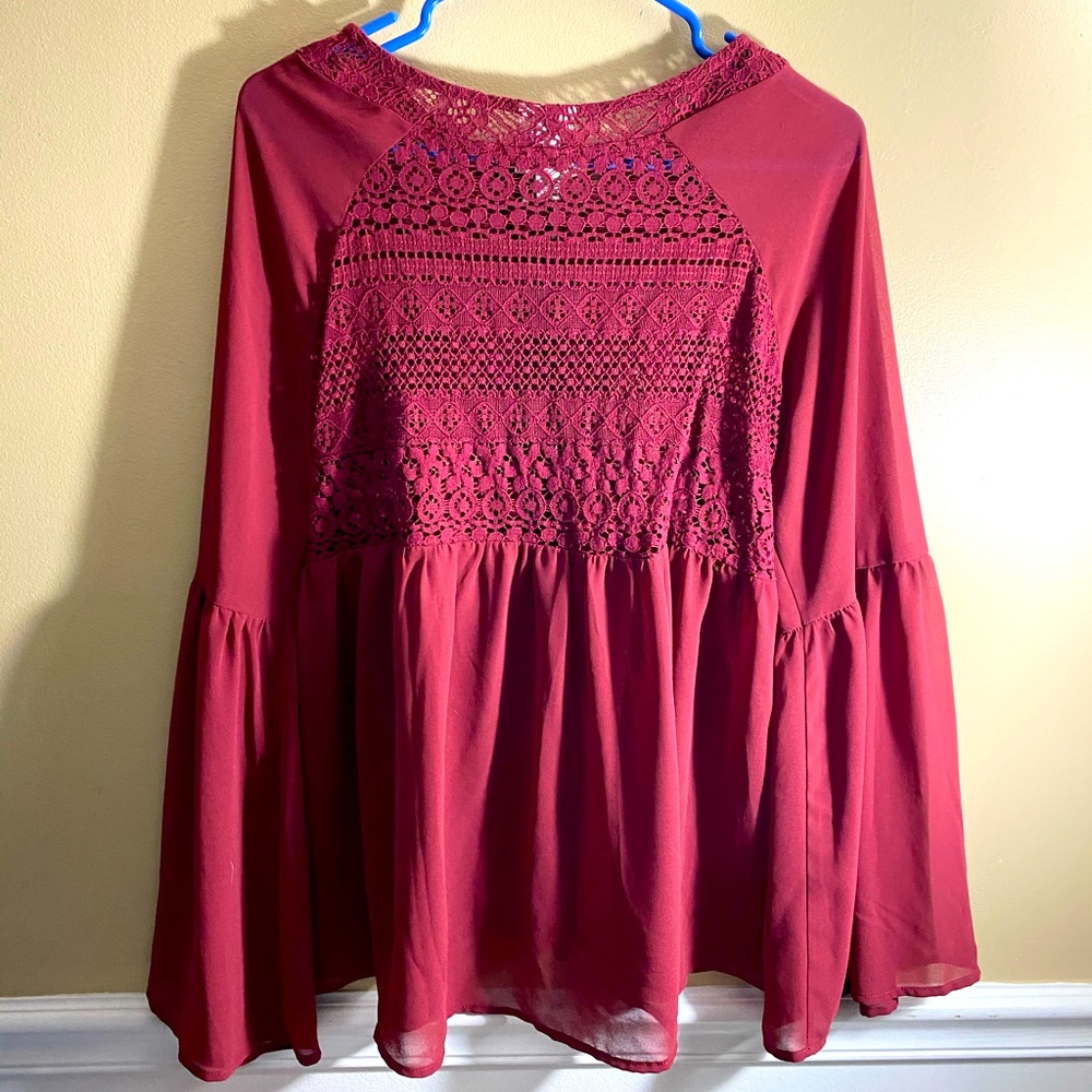 Flare blouse size L